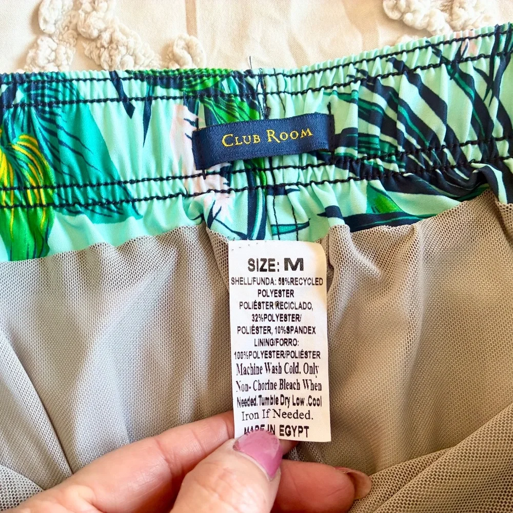 Club Room Tropical Swim Trunks